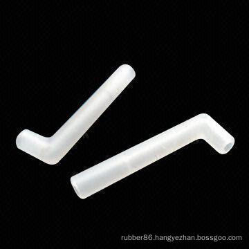 Custom Molded Silicone Rubber Elbow Tube